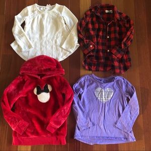 Girls clothing lot size 5 XS